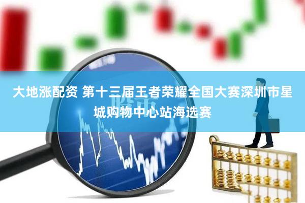 大地涨配资 第十三届王者荣耀全国大赛深圳市星城购物中心站海选赛